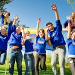 motivierte Botschafter am Start